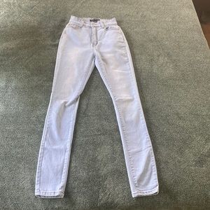 Fashion Nova size 3 light wash skin jeans - long length